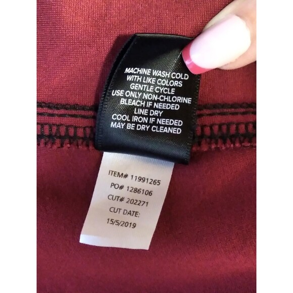 TORRID Jacket Womens 5X Red Black Houndstooth Ponte Trucker Flap Pockets - Picture 6 of 6